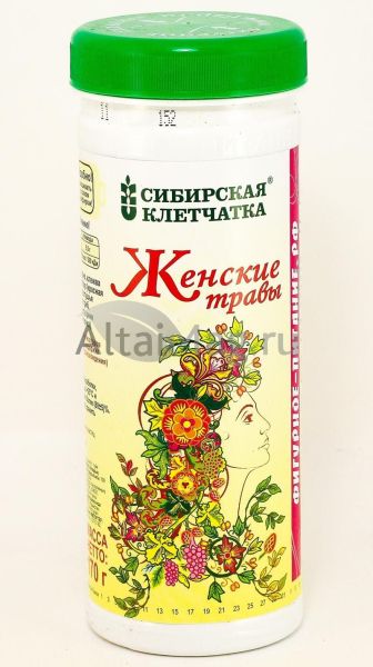 Клетчатка сибирская (женские травы) банка 170г фотография