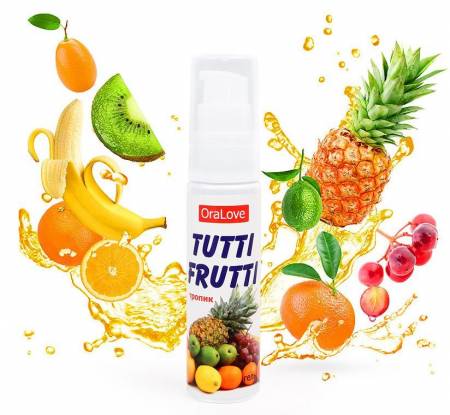 Гель-смазка Tutti-frutti Тропик 30 г фотография