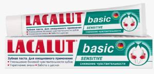 Зубная паста для чувствительных зубов Лакалют бейсик сенситив 75мл